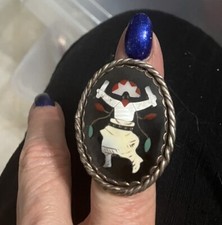 Zuni inlay ring for sale  West Palm Beach