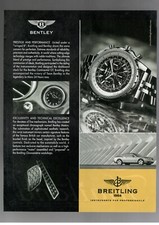 Usado, Breitling 1884 relógio publicitário Bentley 2004 1 página original comprar usado  Enviando para Brazil