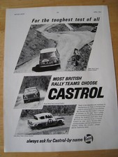 Castrol rally teams for sale  BRISTOL
