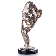 Moderne bronzeskulptur silbern gebraucht kaufen  Markt Schwaben