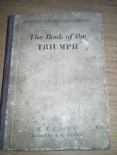 Triumph book triumph for sale  LEICESTER