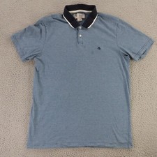 Camisa polo masculina pinguim original grande azul 100% algodão colarinho de contraste comprar usado  Enviando para Brazil