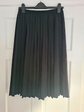 Black pleated midi for sale  OTLEY