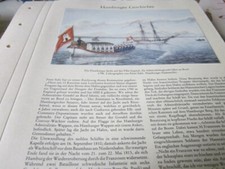 Hamburg Archiv N 2038 Hamburger Jacht i gondola admiralicyjna 1796 Peter Suhr na sprzedaż  Wysyłka do Poland