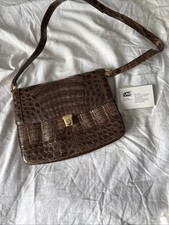 Krokodilleder tasche irv gebraucht kaufen  Berlin
