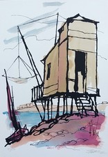 Franco badellino serigrafia usato  Roma