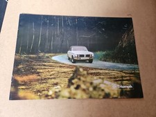 Triumph brochure epoca usato  Macomer