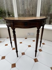 Demi lune mahogany for sale  BATH