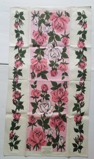 Lembrança Vintage Toalha de Chá/Tecido Rosas Rosa A31-62 comprar usado  Enviando para Brazil