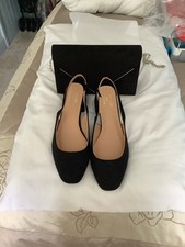 Black suede ladies for sale  BRADFORD