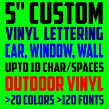 Custom vinyl lettering for sale  Virginia Beach