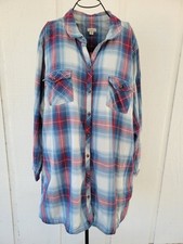 J Jill Denim 4X Koszula 100% Bawełna Kratka Flanelowa Tunika Top Plus Size Kieszenie na sprzedaż J Jill Denim 4X Koszula 100% Bawełna Kratka Flanelowa Tunika Top Plus Size Kieszenie na sprzedaż  Wysyłka do Poland