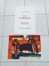 Lithographie corrida georges d'occasion  Roquebrune-Cap-Martin