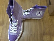 Converse Liliowe hi topy uk rozmiar 9 bardzo unikalne fabrycznie nowe na sprzedaż  Wysyłka do Poland