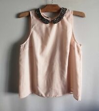 Blouse rose col d'occasion  Bourg-de-Thizy