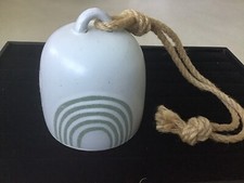 Ceramic hanging bell for sale  Stuart