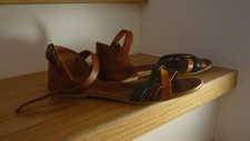 Sandalen leder vera gebraucht kaufen  Berlin