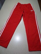 Adidas Originales De Colección Firebird Trifolio Pantalones de Pista para Hombres M ROJO Cremalleras al Tobillo 2010, usado segunda mano  Embacar hacia Argentina