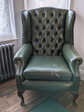 Vintage leather chair for sale  NOTTINGHAM