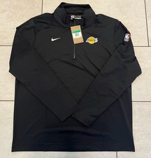 Nike NBA Los Angeles Lakers jogador emitido preto quarto de zíper treinadores tamanho XL comprar usado  Enviando para Brazil