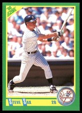 1990 Score Steve Sax New York Yankees #125 comprar usado  Enviando para Brazil