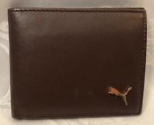 Carteira Puma, Bi-Fold, Masculina, Couro Genuíno, Marrom comprar usado  Enviando para Brazil