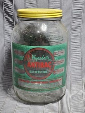 Jarro galão bactericida antibactericida vintage Duraglas Wyandotte com tampa comprar usado  Enviando para Brazil