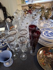 Crystal glasses crockery for sale  SOUTHPORT