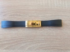 Uhrenarmband schwarz kautschuk gebraucht kaufen  Soest