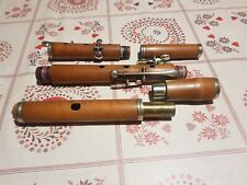 Antique historical vintage old rare ancient boxwood German Wien transverse flute comprar usado  Enviando para Brazil