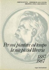 Roberto Portolan / Per così piantare col tempo la sua picciol libreria 1887 1st comprar usado  Enviando para Brazil