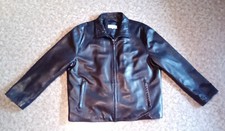 Herren lederjacke schwarz gebraucht kaufen  St Wendel