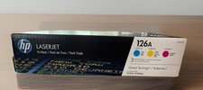 Cartucho de Tom HP 126A Original Tri-Pack CE311A,CE312A,CE313A-Novo, Caixa Aberta, usado comprar usado  Enviando para Brazil