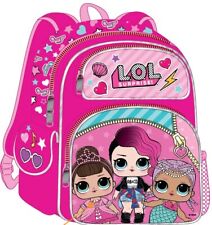 NOVO! LOL SURPRESA 16" Mochila Escolar Grande Bolsa de Livro para Meninas FRETE GRÁTIS!!!, usado comprar usado  Enviando para Brazil