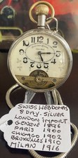 Antique silver swiss for sale  LONDON