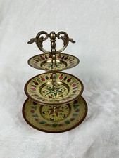 Vtg brass enamel for sale  Stockholm