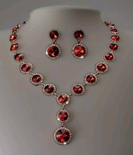 Schmuck set rot gebraucht kaufen  Frankfurt (Oder)