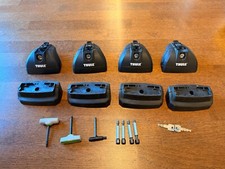 Thule Fixpoint 710700 + zestaw Thule 187056 (do Wingbar Evo) Pociąg bagażnika dachowego, używany na sprzedaż  Wysyłka do Poland