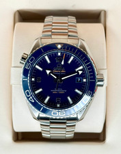 ♔OMEGA♔ Seamaster Planet Ocean 600 GMT relógio masculino titânio 34522 43,5 mm comprar usado  Enviando para Brazil