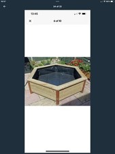 Hexagonal raised pond for sale  ROYSTON