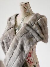 Silver mink fur for sale  UK
