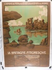 Rare affiche ancienne d'occasion  Plougonven