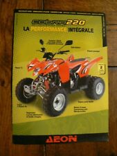 Brochure prospectus moto d'occasion  Saint-Romain-de-Colbosc