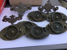 lot brass drawer pulls for sale  WARMINSTER