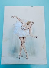 Ballet Dancer Lithograph/Gouache comprar usado  Enviando para Brazil