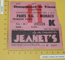 Football billet 1980 d'occasion  Vendat
