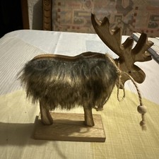 Elch weihnachten holz gebraucht kaufen  Vöhringen
