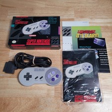 Usado, Sistema de entretenimento Super Nintendo SNES controle OEM SNS-005 CIB com homem testado comprar usado Usado, Sistema de entretenimento Super Nintendo SNES controle OEM SNS-005 CIB com homem testado comprar usado  Enviando para Brazil