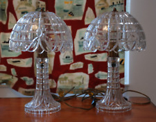 2 leaded lamps crystal for sale  Venice