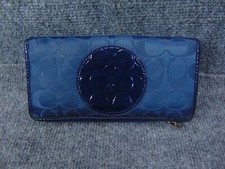Coach wallet blue for sale  Kathleen